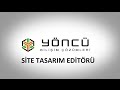 Site Tasarım Editörü İle Site Tasarımı
