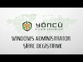 Widows Server Administrator Şifre Değiştirme