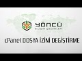 cPanel Dosya İzini Değiştirme