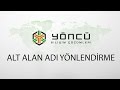 Alt Alan Adı Yönlendirme